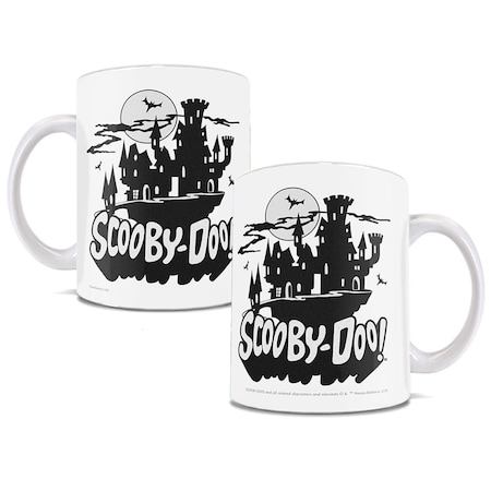 Scooby Doo Spooky Mansion Ceramic Mug, White